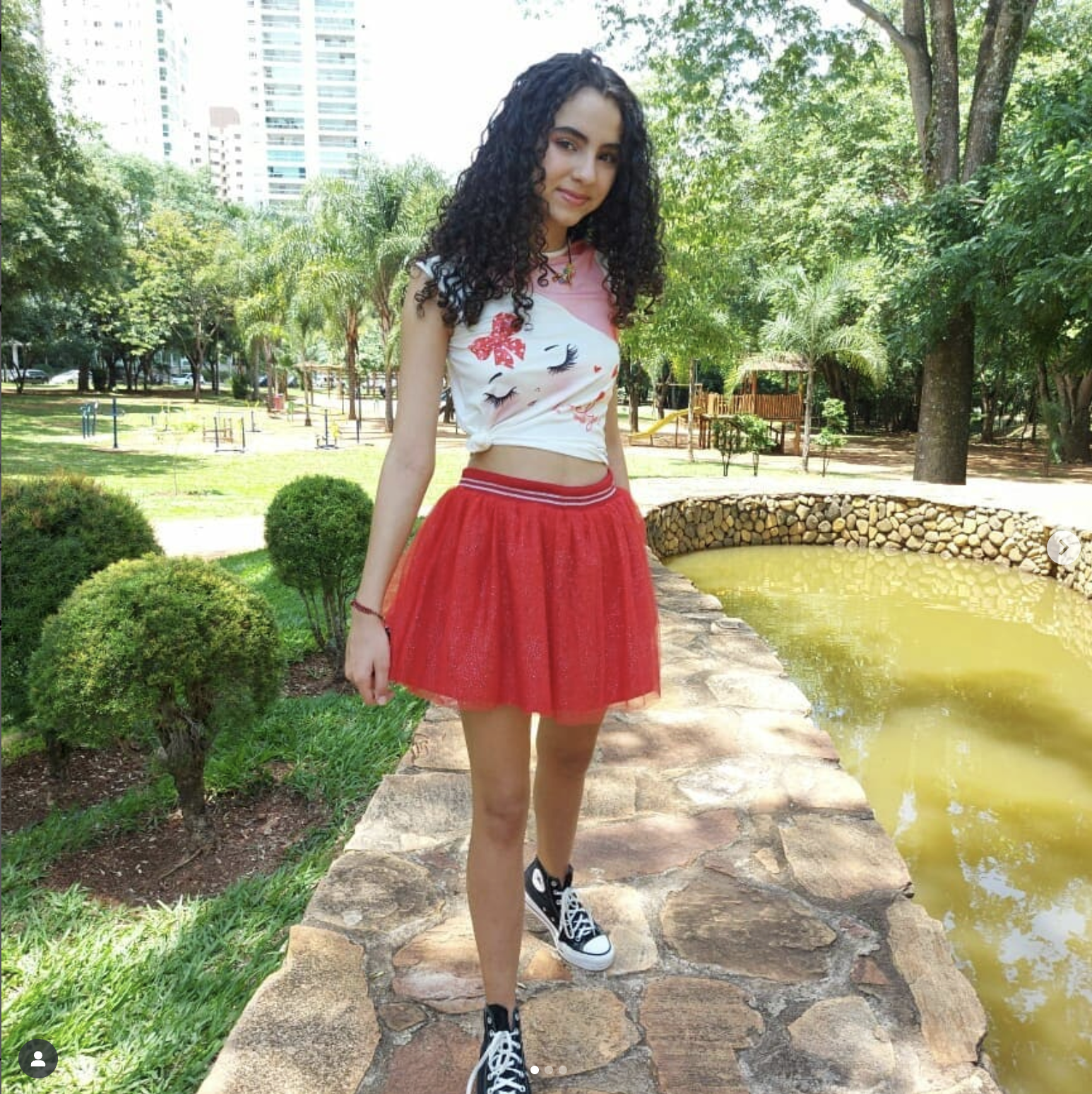 Aluna do Model Pro antes de começar a carreira de modelo
