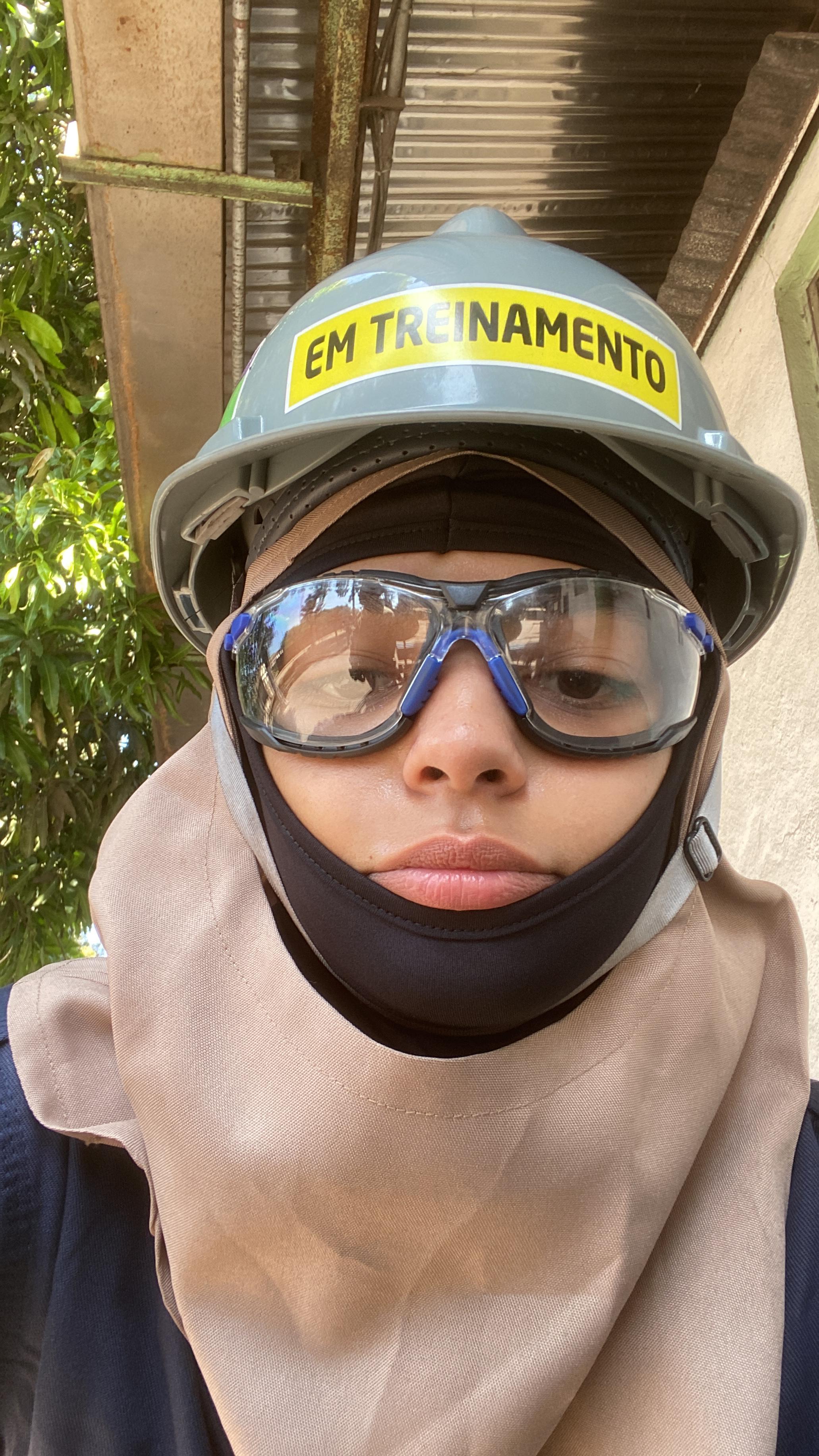 Aluna do Model Pro antes de começar a carreira de modelo