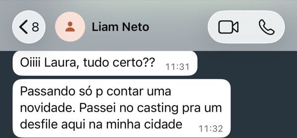 Depoimento de aluna do Model Pro